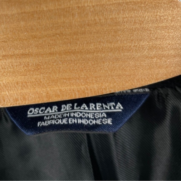 𝅺OSCAR de la Renta Menswear Charcoal Wool and Cashmere Long Coat Size 46R ( 4XL) - Picture 4 of 11